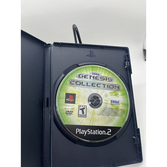 Sega Genesis Collection (Sony PlayStation 2, 2006) Game and Case - Tested - Picture 4 of 6